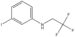 3-iodo-N-(2,2,2-trifluoroethyl)aniline Struktur