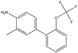 3-methyl-2'-(trifluoromethoxy)-1,1'-biphenyl-4-amine Struktur