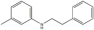 3-methyl-N-(2-phenylethyl)aniline Struktur