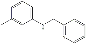 3-methyl-N-(pyridin-2-ylmethyl)aniline Struktur