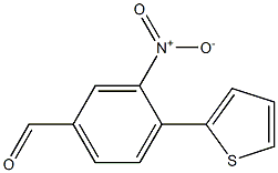 3-nitro-4-thien-2-ylbenzaldehyde Struktur