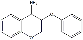 3-phenoxy-3,4-dihydro-2H-1-benzopyran-4-amine Struktur