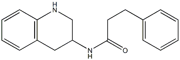 3-phenyl-N-(1,2,3,4-tetrahydroquinolin-3-yl)propanamide Struktur