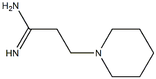 3-piperidin-1-ylpropanimidamide Struktur