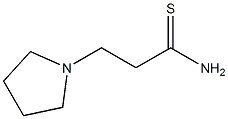 3-pyrrolidin-1-ylpropanethioamide Struktur