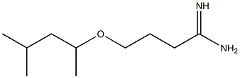 4-(1,3-dimethylbutoxy)butanimidamide Struktur