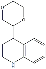 4-(1,4-dioxan-2-yl)-1,2,3,4-tetrahydroquinoline Struktur