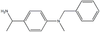 4-(1-aminoethyl)-N-benzyl-N-methylaniline Struktur