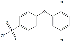 4-(2,5-dichlorophenoxy)benzene-1-sulfonyl chloride Struktur