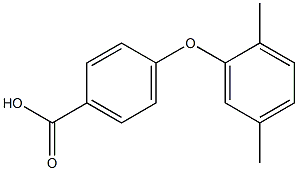 4-(2,5-dimethylphenoxy)benzoic acid Struktur