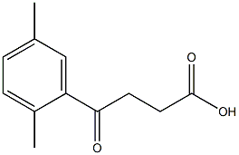 4-(2,5-dimethylphenyl)-4-oxobutanoic acid Struktur