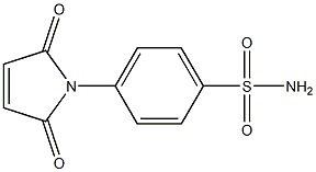 4-(2,5-dioxo-2,5-dihydro-1H-pyrrol-1-yl)benzene-1-sulfonamide Struktur