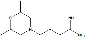 4-(2,6-dimethylmorpholin-4-yl)butanimidamide Struktur