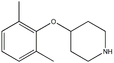 4-(2,6-dimethylphenoxy)piperidine Struktur