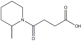 4-(2-methylpiperidin-1-yl)-4-oxobutanoic acid Struktur