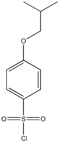 4-(2-methylpropoxy)benzene-1-sulfonyl chloride Struktur