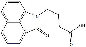 4-(2-oxobenzo[cd]indol-1(2H)-yl)butanoic acid Struktur