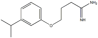 4-(3-isopropylphenoxy)butanimidamide Struktur