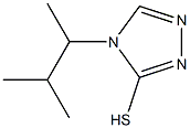 4-(3-methylbutan-2-yl)-4H-1,2,4-triazole-3-thiol Struktur