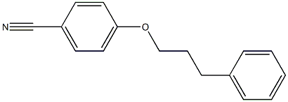 4-(3-phenylpropoxy)benzonitrile Struktur