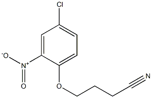 4-(4-chloro-2-nitrophenoxy)butanenitrile Struktur