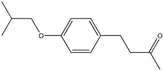 4-(4-isobutoxyphenyl)butan-2-one Struktur