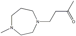 4-(4-methyl-1,4-diazepan-1-yl)butan-2-one Struktur