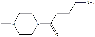 4-(4-methylpiperazin-1-yl)-4-oxobutan-1-amine Struktur