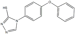 4-(4-phenoxyphenyl)-4H-1,2,4-triazole-3-thiol Struktur