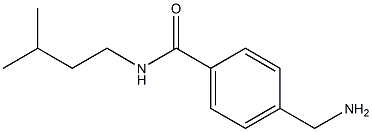 4-(aminomethyl)-N-(3-methylbutyl)benzamide Struktur