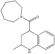 4-(azepan-1-ylcarbonyl)-2-methyl-1,2,3,4-tetrahydroquinoline Struktur