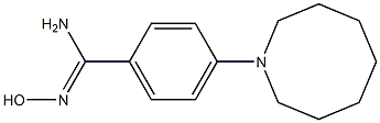 4-(azocan-1-yl)-N'-hydroxybenzene-1-carboximidamide Struktur