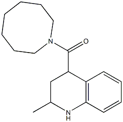 4-(azocan-1-ylcarbonyl)-2-methyl-1,2,3,4-tetrahydroquinoline Struktur