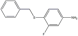 4-(benzylsulfanyl)-3-fluoroaniline Struktur