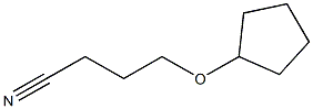 4-(cyclopentyloxy)butanenitrile Struktur