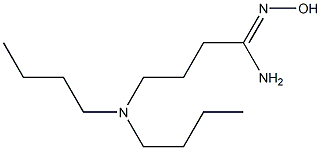 4-(dibutylamino)-N'-hydroxybutanimidamide Struktur