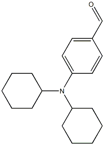 4-(dicyclohexylamino)benzaldehyde Struktur