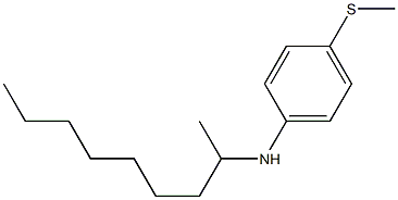 4-(methylsulfanyl)-N-(nonan-2-yl)aniline Struktur