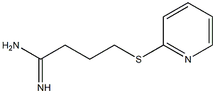 4-(pyridin-2-ylsulfanyl)butanimidamide Struktur