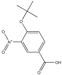 4-(tert-butoxy)-3-nitrobenzoic acid Struktur