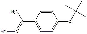 4-(tert-butoxy)-N'-hydroxybenzene-1-carboximidamide Struktur