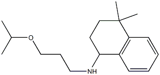 4,4-dimethyl-N-[3-(propan-2-yloxy)propyl]-1,2,3,4-tetrahydronaphthalen-1-amine Struktur