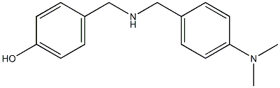 4-[({[4-(dimethylamino)phenyl]methyl}amino)methyl]phenol Struktur