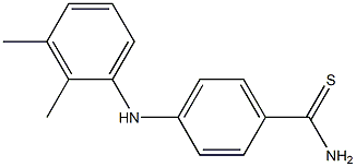 4-[(2,3-dimethylphenyl)amino]benzene-1-carbothioamide Struktur