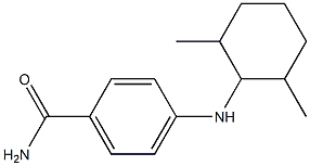 4-[(2,6-dimethylcyclohexyl)amino]benzamide Struktur