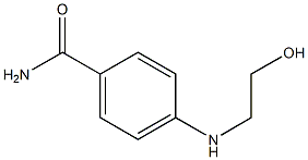 4-[(2-hydroxyethyl)amino]benzamide Struktur