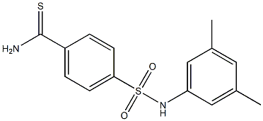 4-[(3,5-dimethylphenyl)sulfamoyl]benzene-1-carbothioamide Struktur