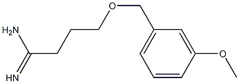 4-[(3-methoxybenzyl)oxy]butanimidamide Struktur