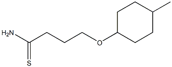 4-[(4-methylcyclohexyl)oxy]butanethioamide Struktur