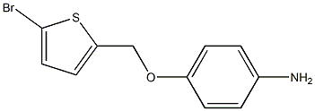 4-[(5-bromothiophen-2-yl)methoxy]aniline Struktur